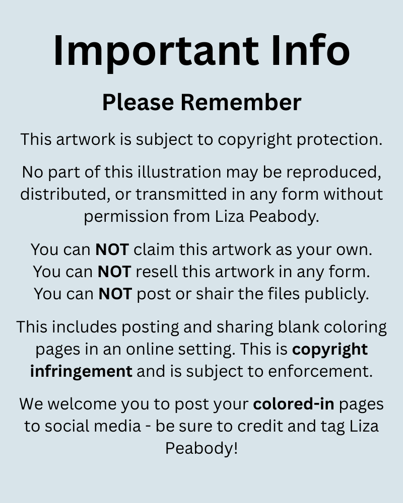 Digital Download - Tis the Season Coloring Pages