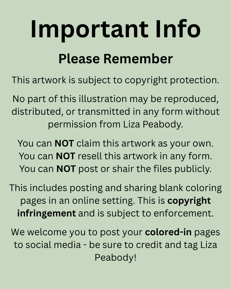 Digital Download - Gardening Fun Coloring Pages