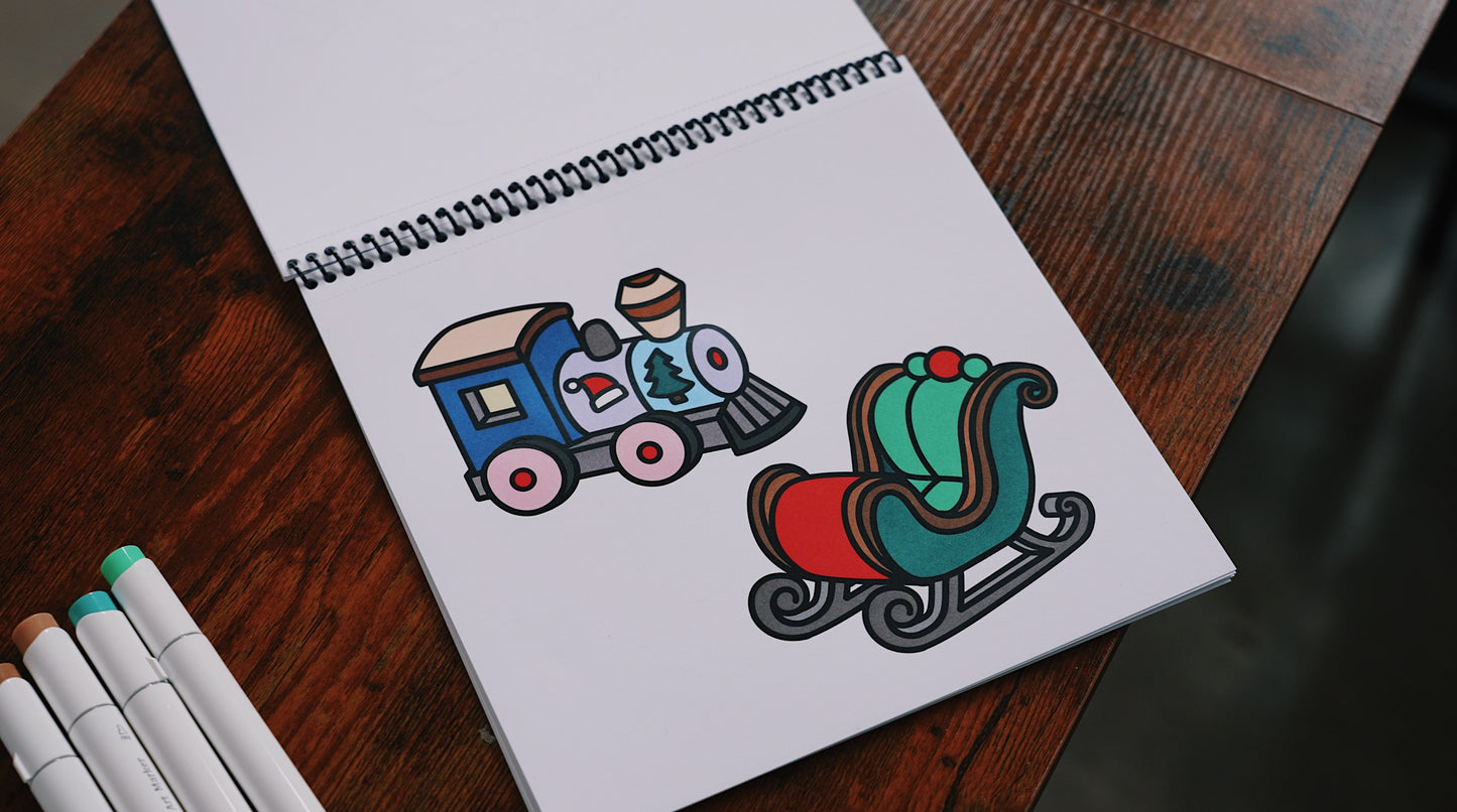 Bold & Fun Coloring Book: Tis the Season