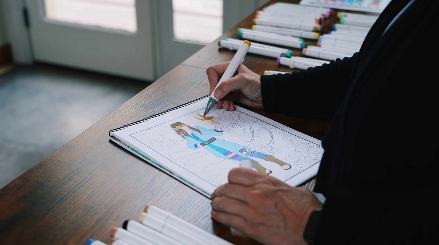 Mythical Creatures Coloring Book: Woodland Elves #1